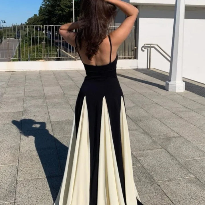 Zenit Contrast Elegance Maxi Dress