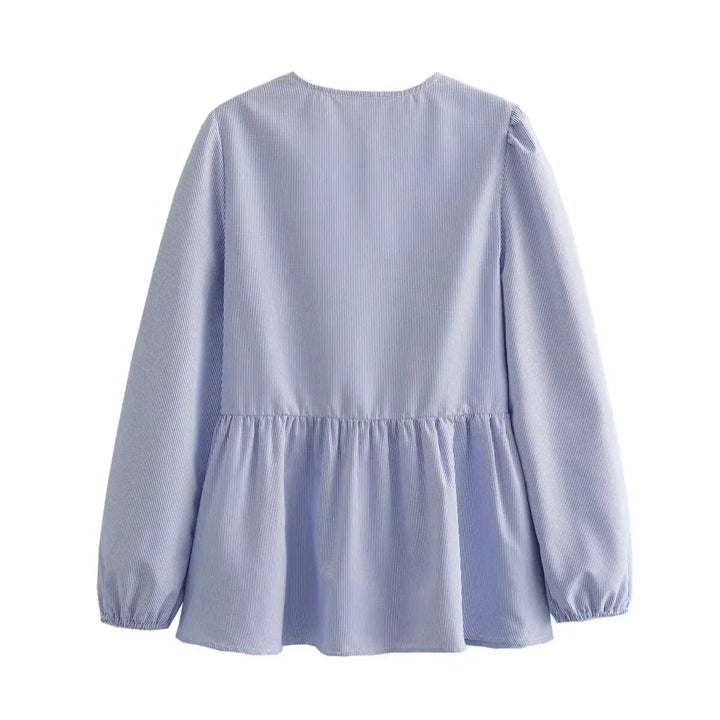 Zenit Vintage Puff Sleeve Blouse